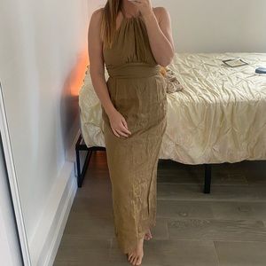 Banana Republic 100% Linen halter dress, size 2